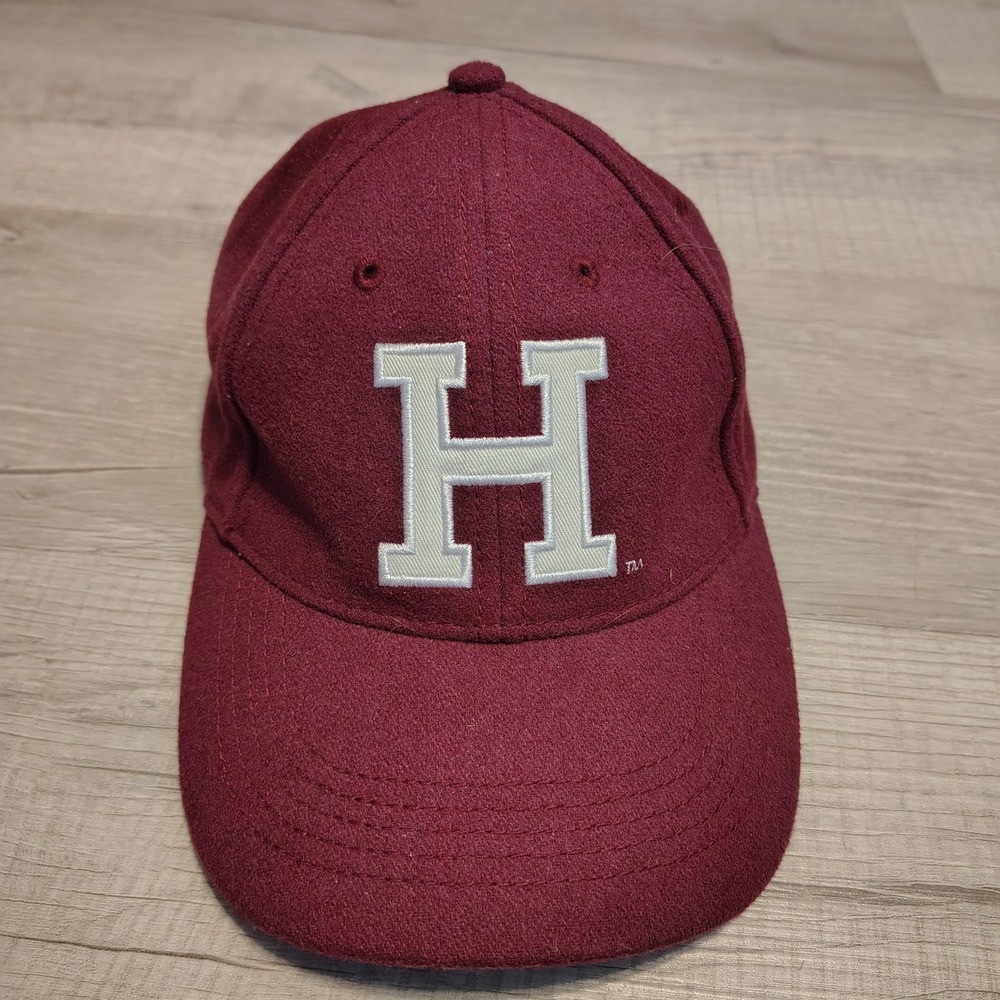HM Harvard University Baseball Cap Maroon Burgundy Adjustable Hat O/N 441580